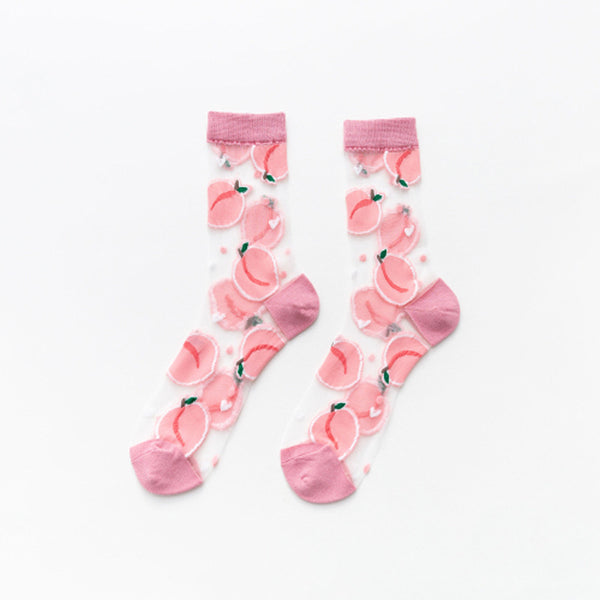 Female Tide Socks Fruit Cartoon Socks Women