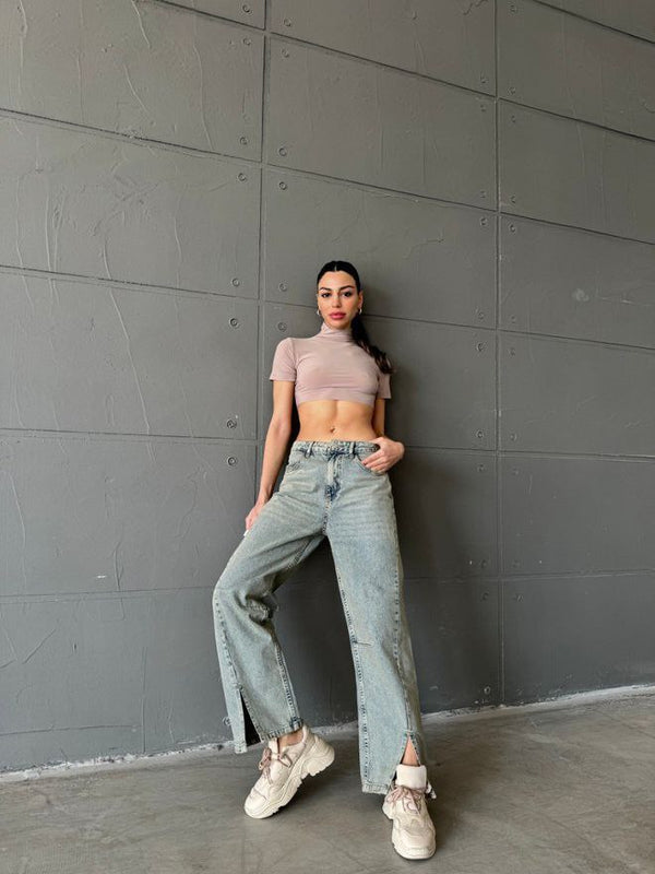 "Stylish new denim jeans with a slim fit, durable fabric, and a modern wash — perfect for everyday wear