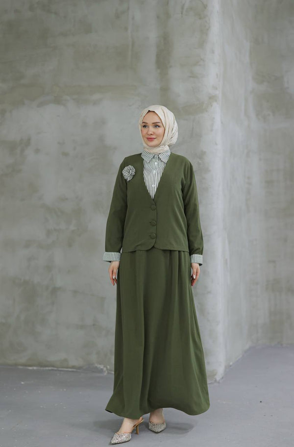 "A timeless dress that blends elegance with grace — effortlessly refined and beautifully crafted