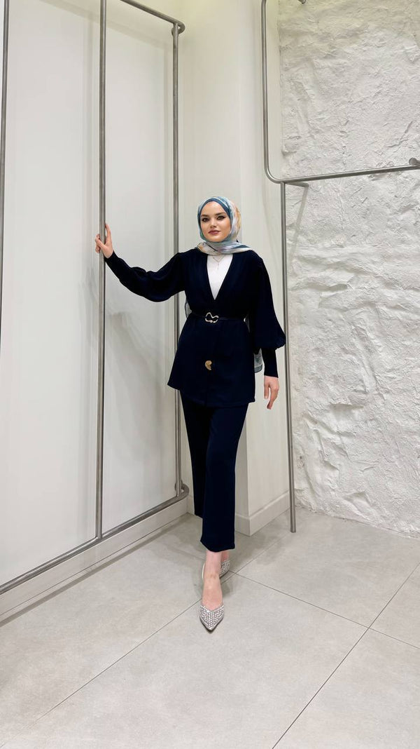Elegant and stylish outfit with a modern touch.